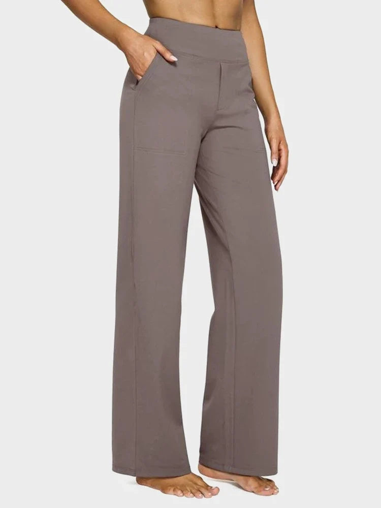 Loose High-Waist Business Casual Pants