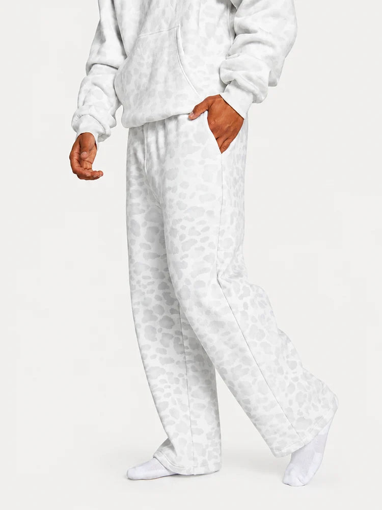 Minimalist Straight Leg Casual Comfy Stretchy Athleisure Sweatpants