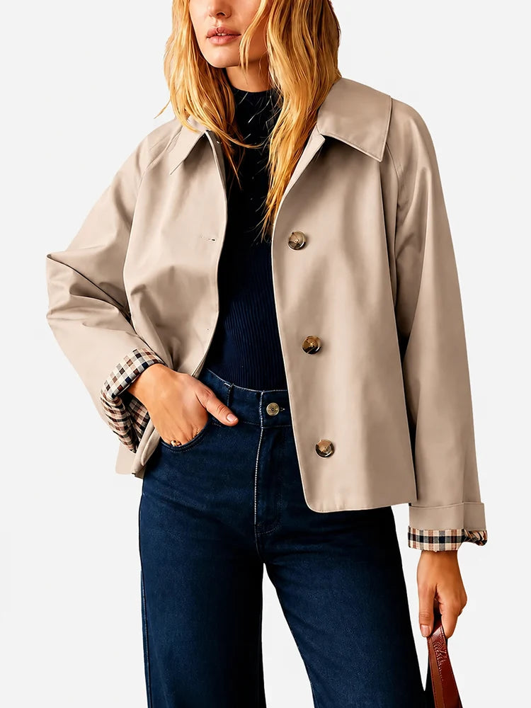 The Classic Cropped Trench Jacket