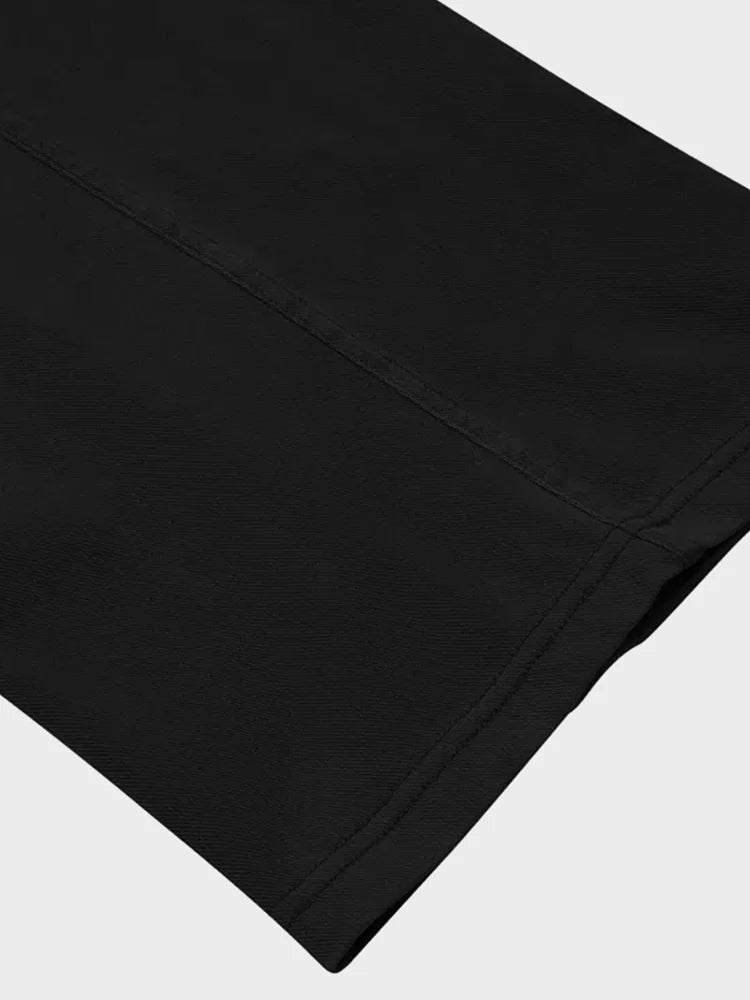 Mid Rise Pockets Straight Leg Casual Cargo Jeans