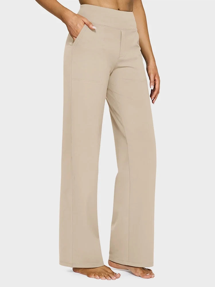 Loose High-Waist Business Casual Pants