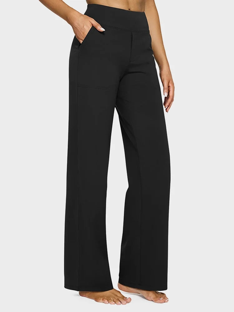 Loose High-Waist Business Casual Pants