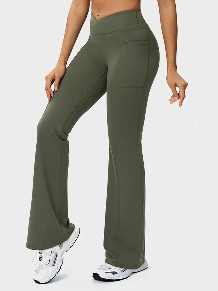 High-Waist Flare Lounge Pants