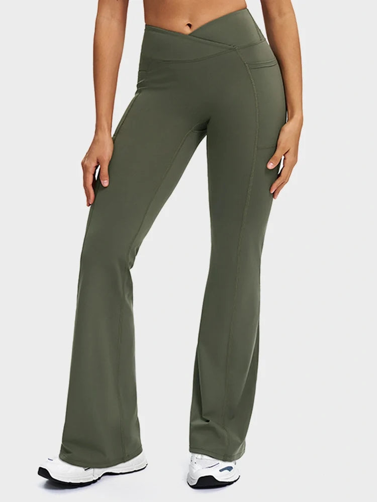 High-Waist Flare Lounge Pants