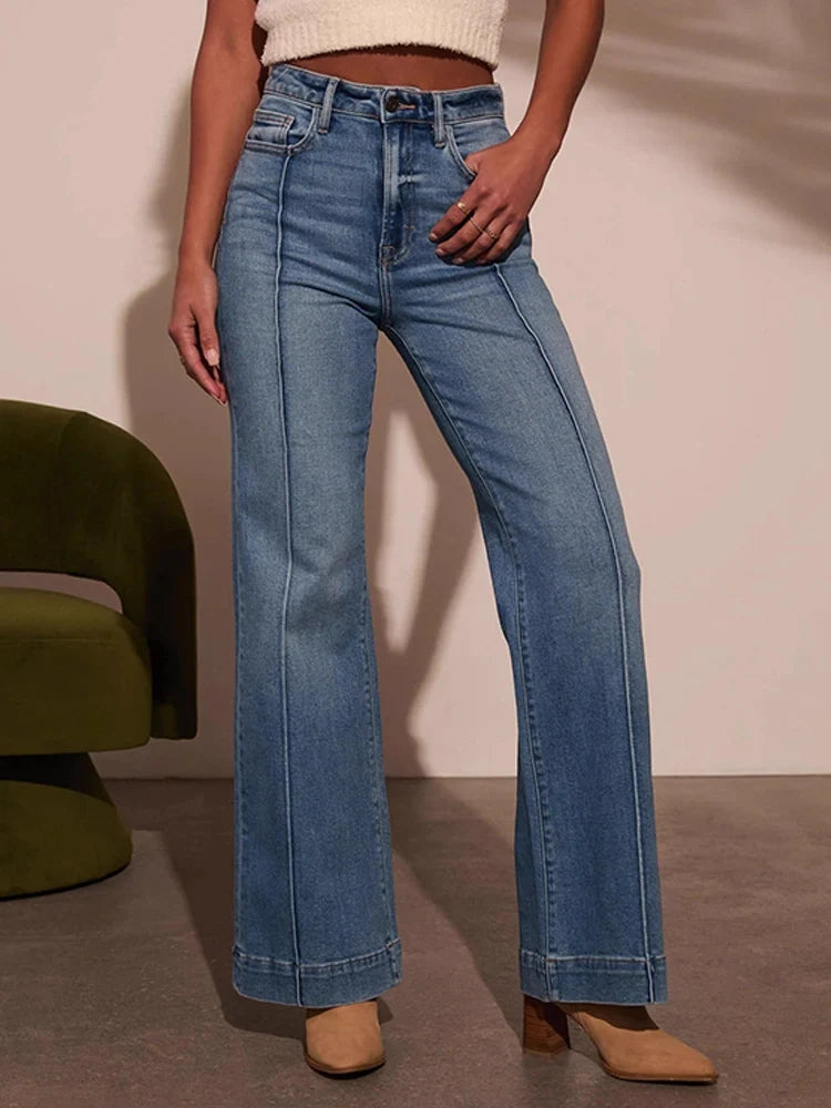 Women's High Wide Leg Jeans