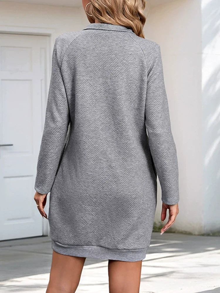 Women’s Long Sleeve Sweatshirt Dress