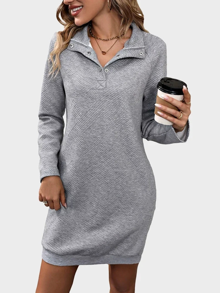 Women’s Long Sleeve Sweatshirt Dress