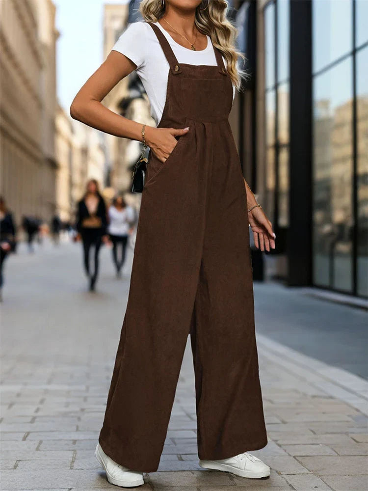 Womens Corduroy Overalls