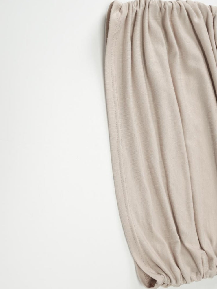 Women's Solid Off The Shoulder Sheer Ruched Dress