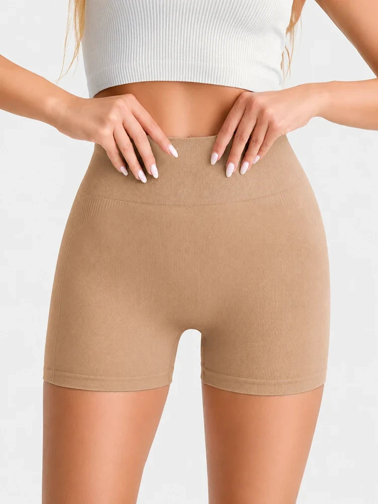 4-Pack Ribbed Butt Lift Shaping Shorts for Women