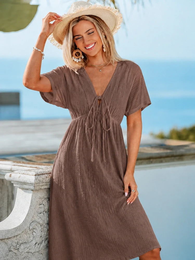 Everyday Cotton Gauze Beach Maxi Dress