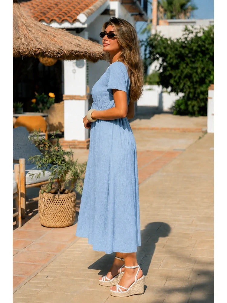 Everyday Cotton Gauze Beach Maxi Dress